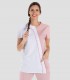 Casaca sanitaria Microfibra Asimétrica Rosa