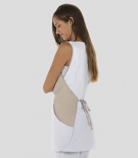 Casulla Microfibra Blanca para estética