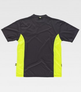 Camiseta de trabajo Gris/ Amarillo A.V.