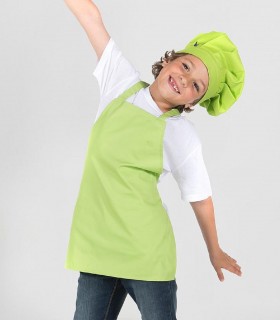 Delantal infantil de peto Pistacho