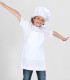 Delantal infantil de peto Blanco
