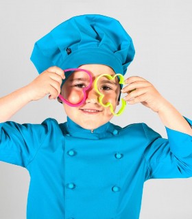 Gorro cocinero infantil Turquesa