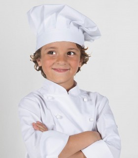 Gorro cocinero infantil Blanco