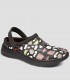 Zueco sanitarios Javea estampado Negro