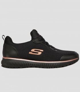Calzado laboral Skechers mujer Squad SR Rosa