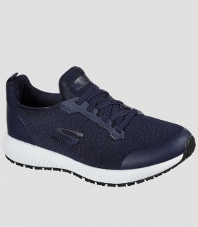 Calzado laboral Skechers mujer Squad SR Marino