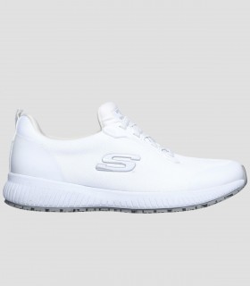 Calzado laboral Skechers mujer Squad SR Blanco