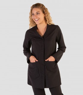 Bata sanitaria Microfibra Victoria Negra