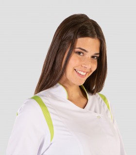 Bata sanitaria Microfibra Nora Pistacho