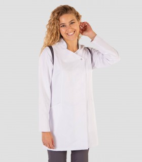 Bata sanitaria Microfibra Nora Gris marengo