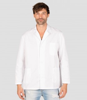 Casaca sanitaria Blanca manga larga