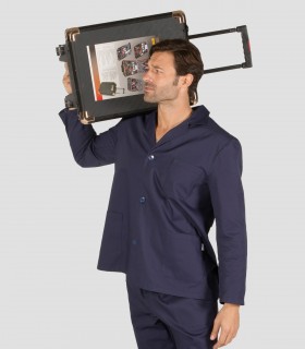 Casaca sanitaria Marino manga larga