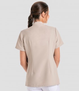 Casaca sanitaria Microfibra Pekín Beige