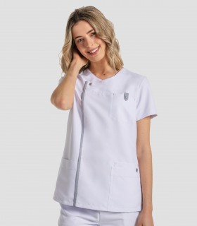Casaca sanitaria Microfibra Blanca tapeta