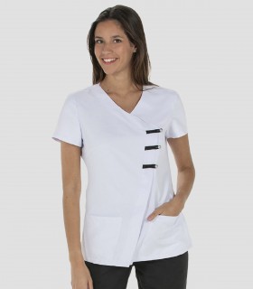 Casaca sanitaria Microfibra Blanca