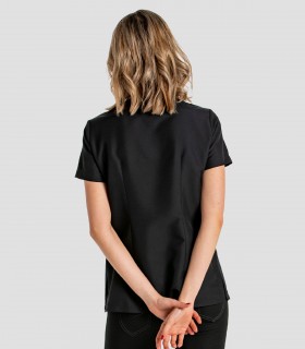 Casaca sanitaria Microfibra Negra