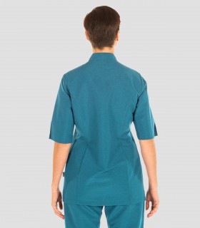 Casaca sanitaria Cintia Jasper Agua marina vigore