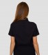 Polo mujer Microfibra elástica Nuria Negra