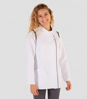 Casaca sanitaria Microfibra Leyre Gris marengo