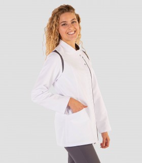 Casaca sanitaria Microfibra Leyre Gris marengo