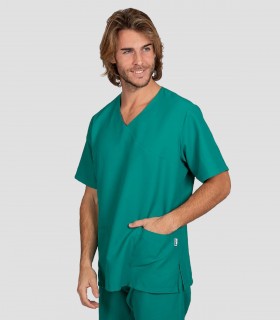 Casaca sanitaria microfibra Verde