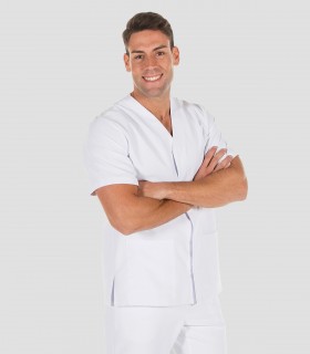 Casaca sanitaria microfibra Blanco