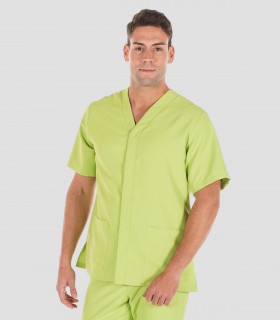 Casaca sanitaria microfibra Pistacho