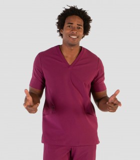 Casaca sanitaria Oscar Extrafiber Berenjena