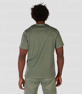 Casaca sanitaria unisex Peach Verde caqui