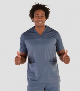Casaca sanitaria unisex Peach Petróleo