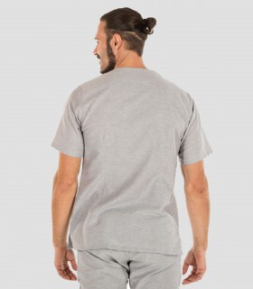 Casaca sanitaria Oxford André Gris perla