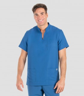 Casaca sanitaria Mao Microfibra Azul
