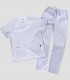 Pijama sanitario unisex Blanco