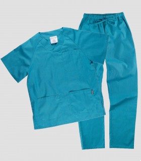 Pijama sanitario unisex Turquesa