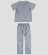 Pijama sanitario unisex Gris