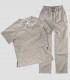 Pijama sanitario unisex Gris Topo
