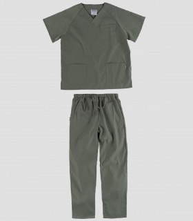 Pijama sanitario unisex Verde oliva