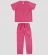 Pijama sanitario unisex Fucsia
