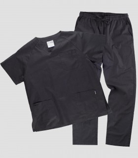 Pijama sanitario unisex Negro