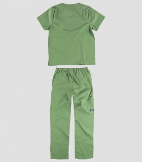 Conjunto sanitario elastizado Verde oliva