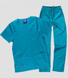 Conjunto sanitario elastizado Turquesa