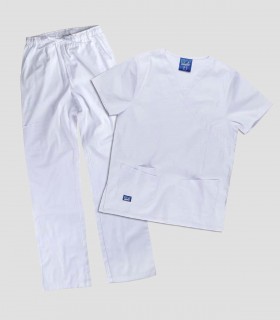Conjunto sanitario elastizado Blanco