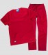 Conjunto sanitario elastizado Rojo