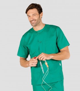 Casaca unisex abotonada Verde