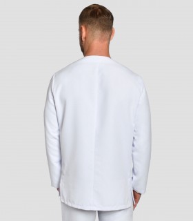 Casaca sanitaria Microfibra contrastes Gris