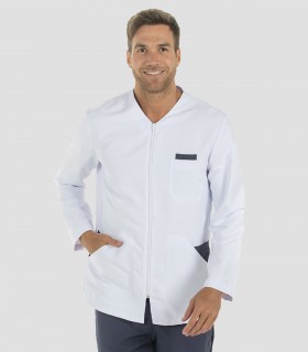 Casaca Microfibra Marino Manga larga