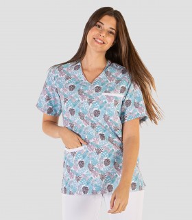 Casaca sanitaria Microfibra Hojas