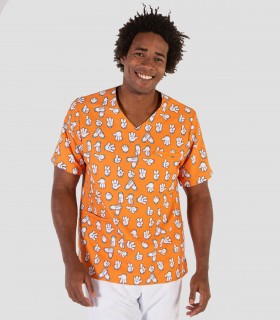 Casaca sanitaria Microfibra Guante