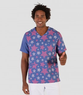 Casaca sanitaria Microfibra Estrellas