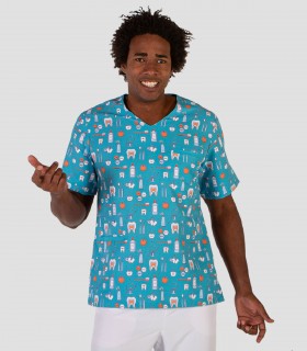 Casaca dentista Microfibra Molares